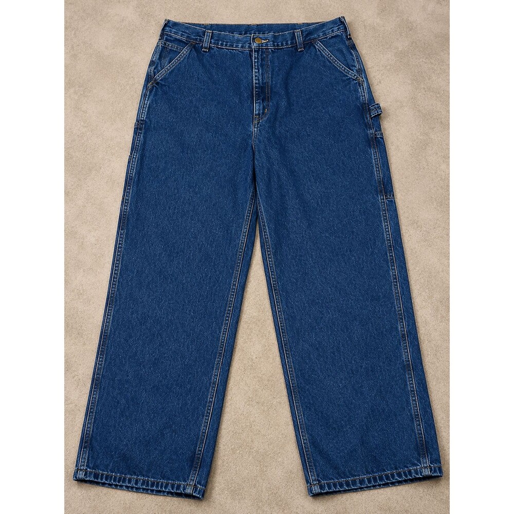 Carhartt B13 Dungaree Jeans Mens 40x32 Carpenter Workwear Denim USA